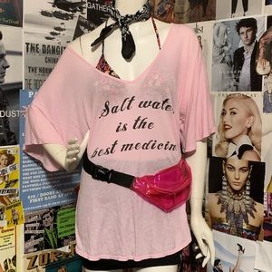 Wildfox Swim Pink Beach Coverup - Sz S